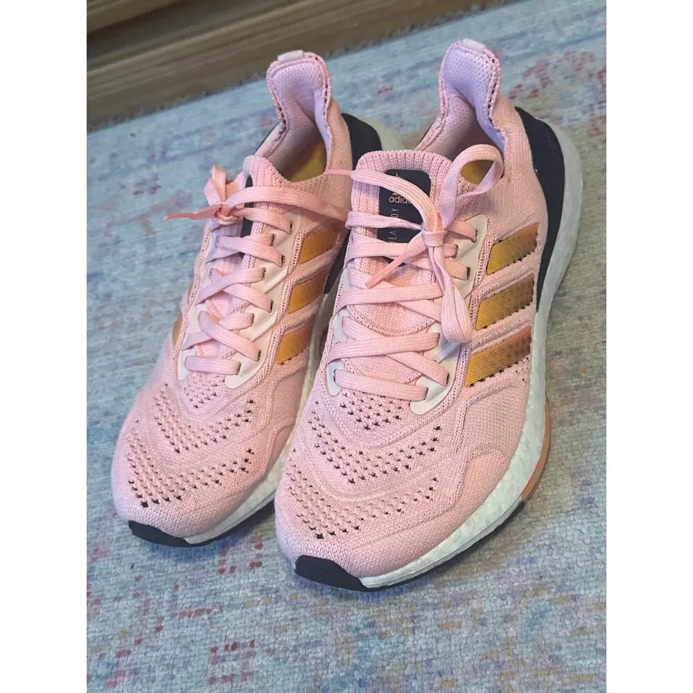 Adidas‎ Ultraboost 22 HEAT.RDY runnibg Shoes Light Flash Orange 8.5